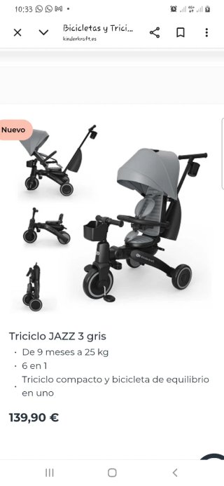 Triciclo Kinderkraft