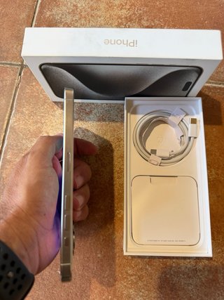 iPhone 15 Pro Max 256GB Titanio Blanco