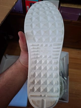 Zapatillas Estilo Casual de Piel con Banda azul