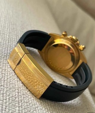 Reloj Seiko Mod Daytona Alcaraz dorado y turquesa