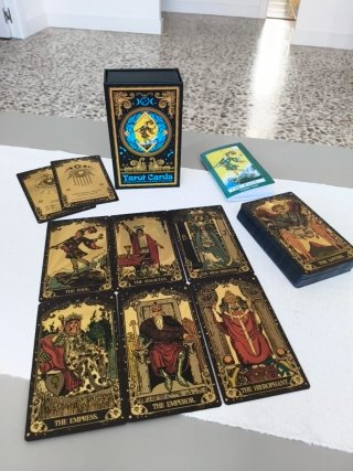 Tarot Dorado y Negro Premium
