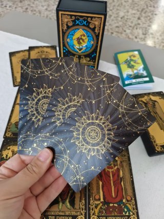 Tarot Dorado y Negro Premium