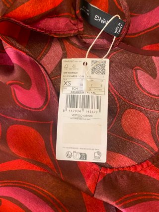 Vestido Mango estampado