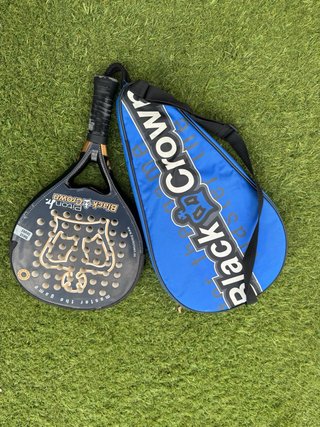 Pala Padel Black Crown Niños