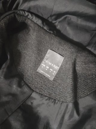 Parka Primark gris talla 40
