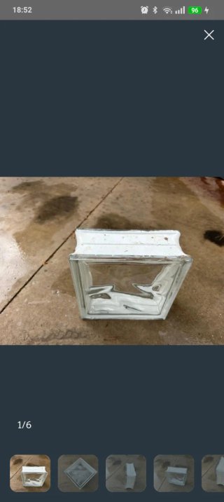 9 Bloques Vidrio Pavés (30€ TODOS)