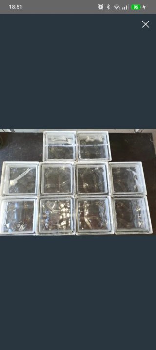 9 Bloques Vidrio Pavés (30€ TODOS)