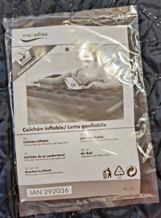Colchón hinchable  137x22x191cm
