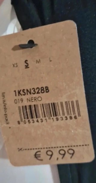Costume Tezenis nero nuovo