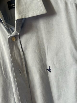 Camicia uomo Brooksfield azzurra