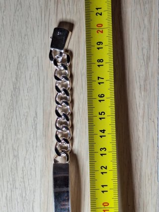 Pulsera esclava de plata