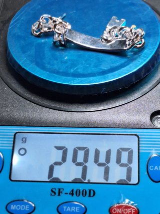 Pulsera esclava de plata