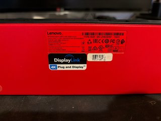 Estación de Acoplamiento Lenovo Thinkpad USB-C