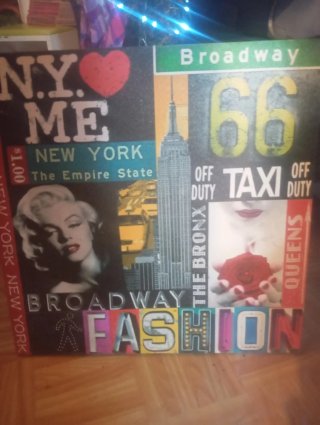 Quadro New York Broadway Fashion