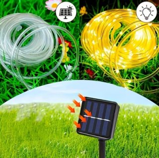 Guirnalda Solar 22 Metros 200 LED Blanco cálido