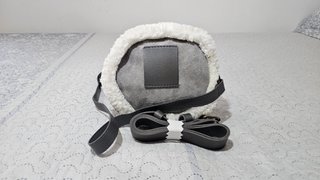 Bolso bandolera con borde borreguillo