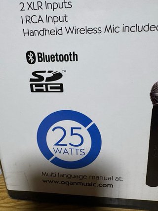 OQAN QLS-6 Altavoz Portátil Bluetooth USB SD Micró