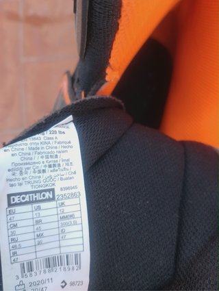 Patines en línea Oxelo negros y naranjas