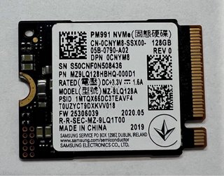 SSD Samsung 128GB NVMe M.2 PCIe Gen3x4