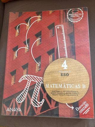 Pack de libros de Matemáticas 4 ESO