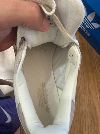 Adidas Samba J Talla 38 Beige/Blanco