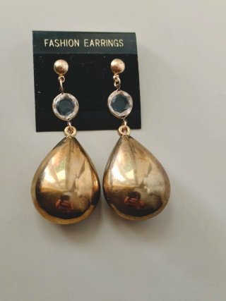 Pendientes vintage dorados