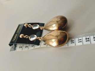 Pendientes vintage dorados