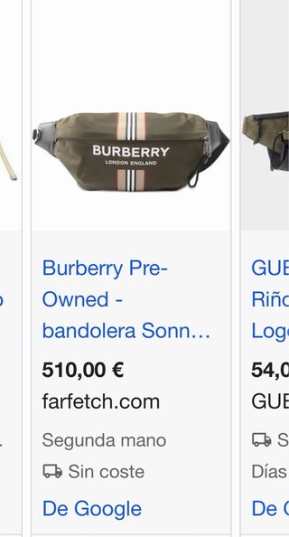 Riñonera Burberry Verde