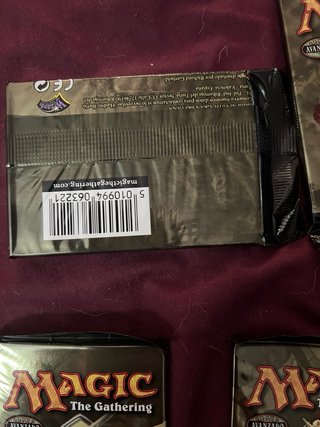 Sobres Magic The Gathering Colección 9 edición lee