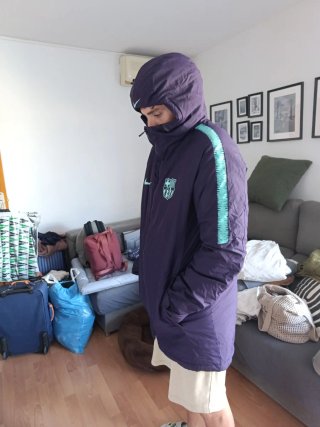 Chaquetón oficial FCB Barça azul