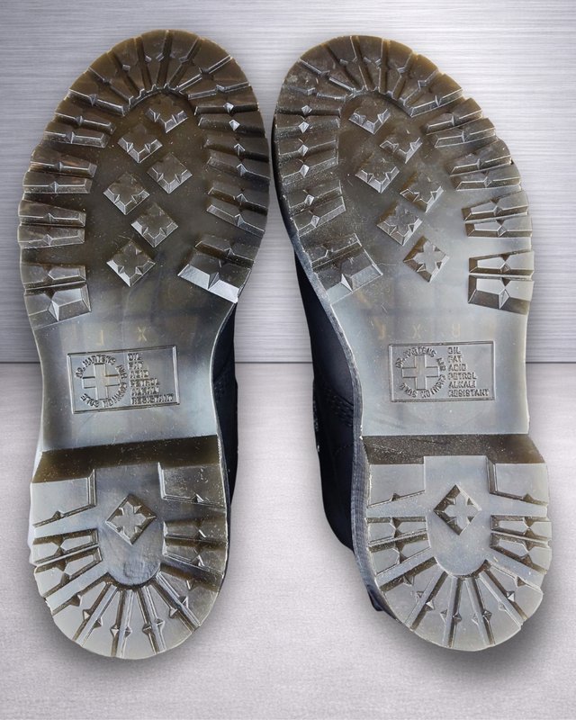 Dr. Martens 1460 Serena Collar Fur 38 Negro Nuevo