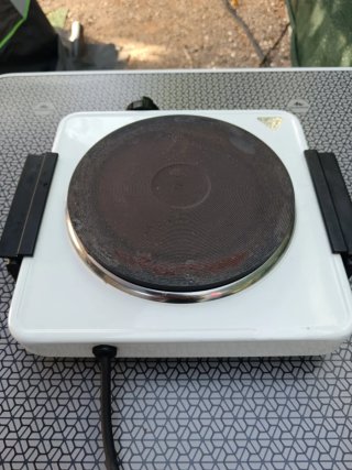 Placa portátil de cocina Orbegozo 1500W.