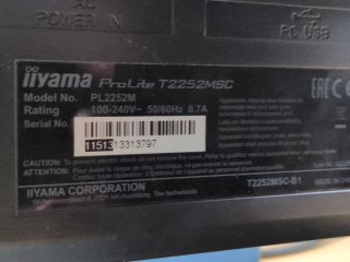 Monitor Táctil iiyama 21.5 ProLite T2252MSC