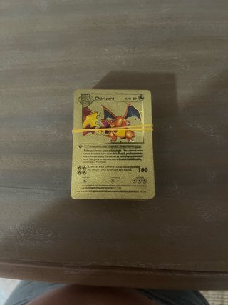 Cartas Pokemon Doradas Falsas