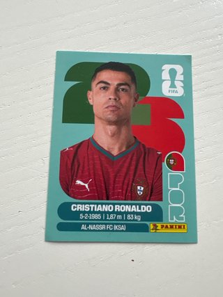 Cromos Mundial 2026 + Cristiano Ronaldo