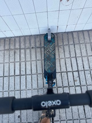 Patinete Urbano Negro/Azul