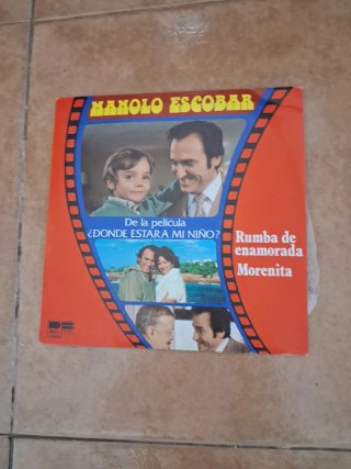 Vinilo Manolo Escobar ¿Dónde Estará Mi Niño?