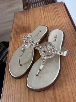 Sandalias Michael Kors Doradas/Plateadas