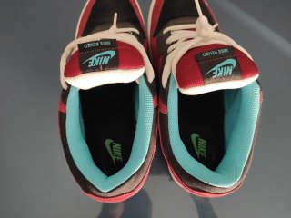 Zapatillas Nike Renzo Talla 44.5 Rojas Negras