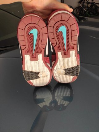Zapatillas Nike Renzo Talla 44.5 Rojas Negras