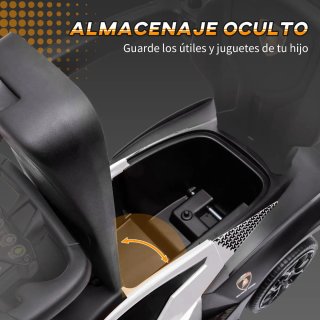Coche Infantil Lamborghini Negra y Blanca