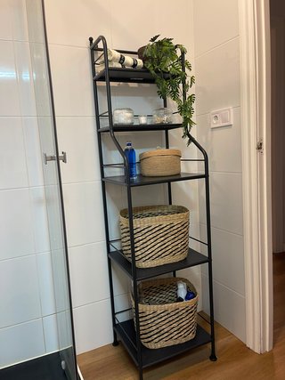 Estantería IKEA FRÖSJÖN Negra 40x156 cm