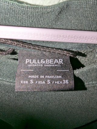 Sudadera Pull&Bear Verde Talla S