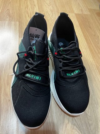 Zapatillas de seguridad negras y verdes Talla 43