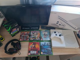 Xbox One Blanca + TV + Juegos + Accesorios