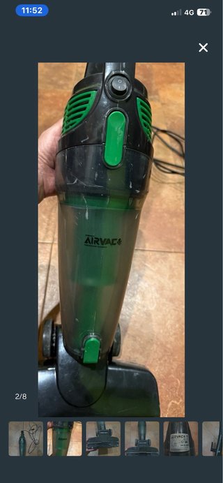 Aspirapolvere elettrico verde
