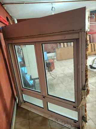 4 Ventanas Aluminio Oscilobatiente Climalit