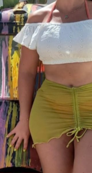 Falda pareo semitraslúcida talla única