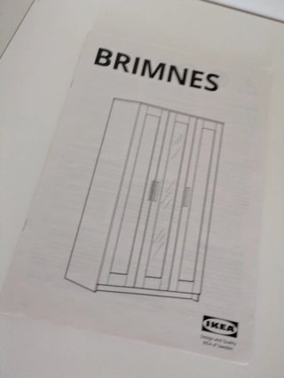 Armario Blanco Ikea Brimnes 3 Puertas