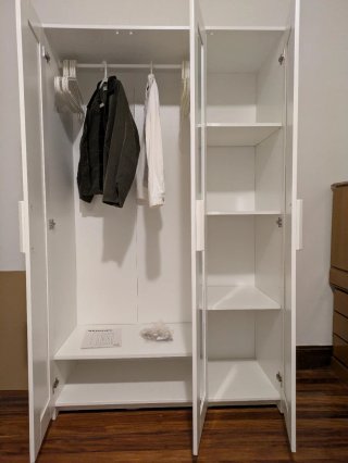 Armario Blanco Ikea Brimnes 3 Puertas